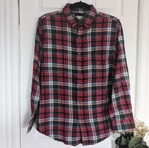 Chaps Cotton Fleece Button Down Shirt